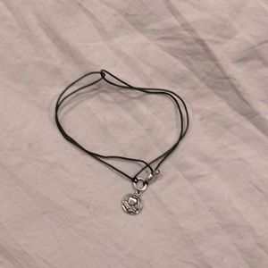 Alex and Ani black rope teacher bracelet